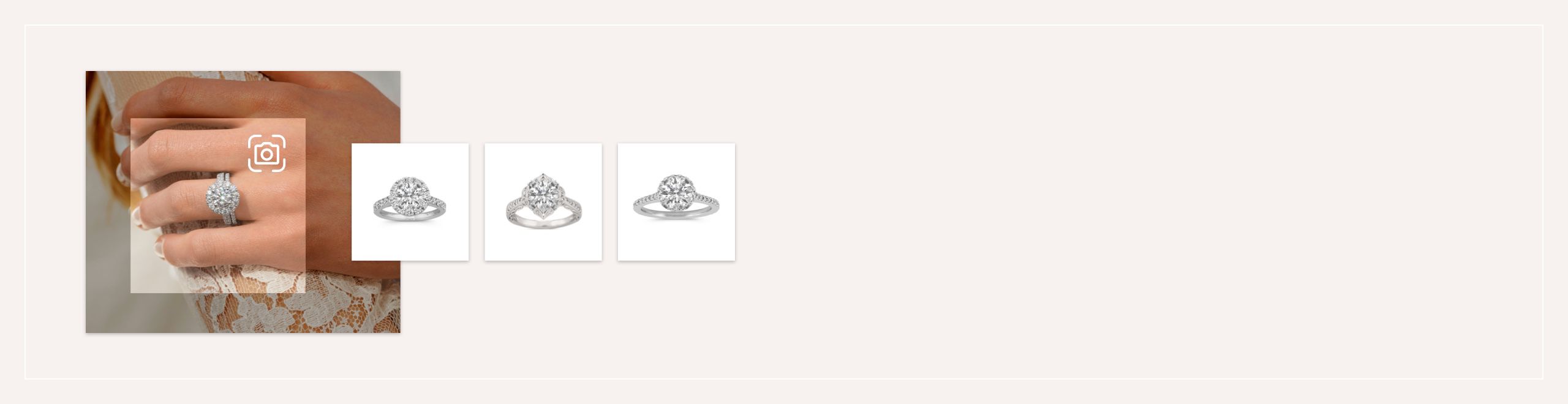 A collection of engagement rings of similar styles